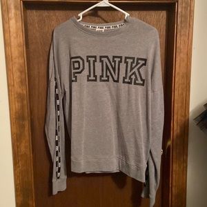 vs pink crewneck sweatshirt
